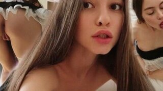 Slutty maid was fucked and creampied. SolaZola