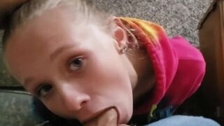 Step Sisters Assistance Cumming In Her Mouth Before Work CUMSHOT FACIAL