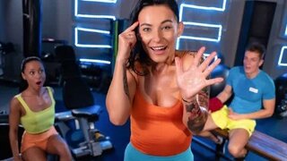 [FitnessRooms] Lexi Dona, Caramella Del X - Big Cock Gym Threesome With Babes