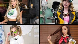 [TeamSkeetSelects] Anya Olsen, Khloe Kapri, Vanna Bardot, Whitney Wright, Blake Blossom - Best of Our All-Stars Compilation