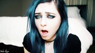 Orgasm Face Blue Eyes Beautiful Agony Jade Skyee 1080p