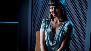 A brilliant scientist in the laboratory fucks a beautiful spy in the ass
