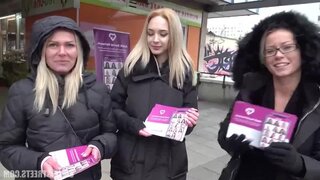 Czech Streets - Slim blonde with a heavy dick in her mouth