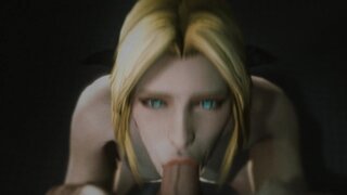 German whore with big tits gets fucked by monsters